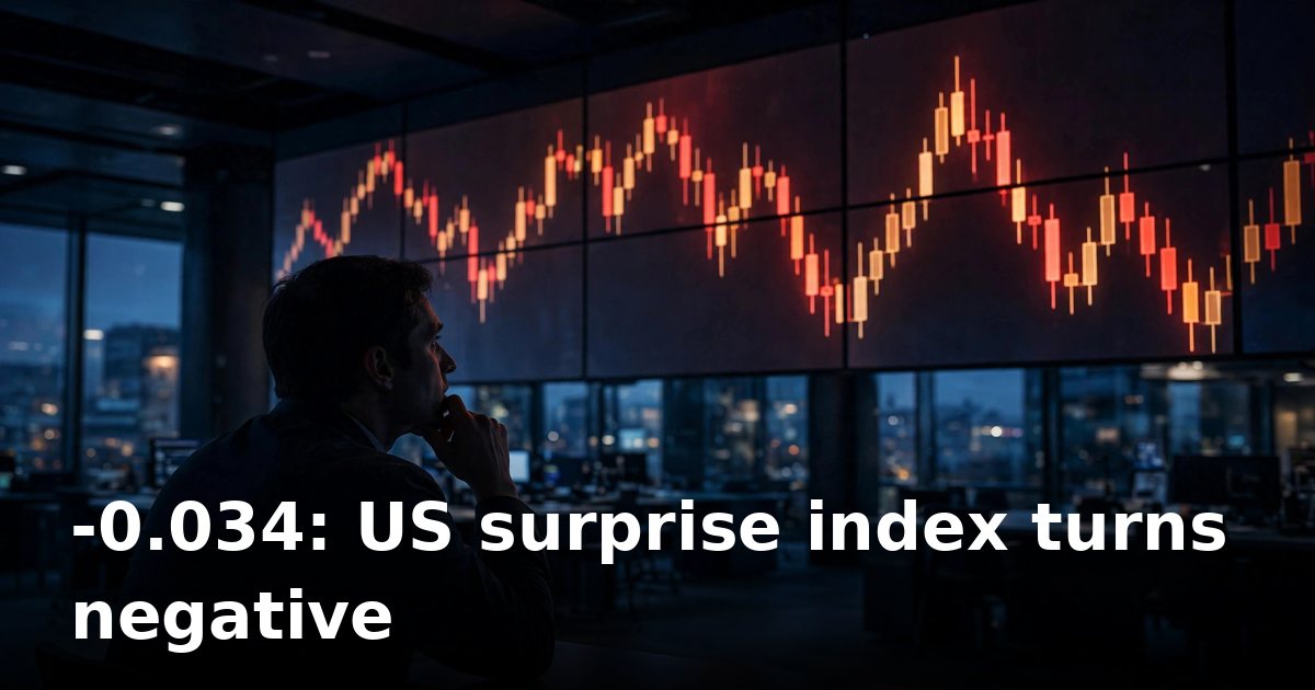 US economic surprise index turns negative as inflation fatigue sets in
