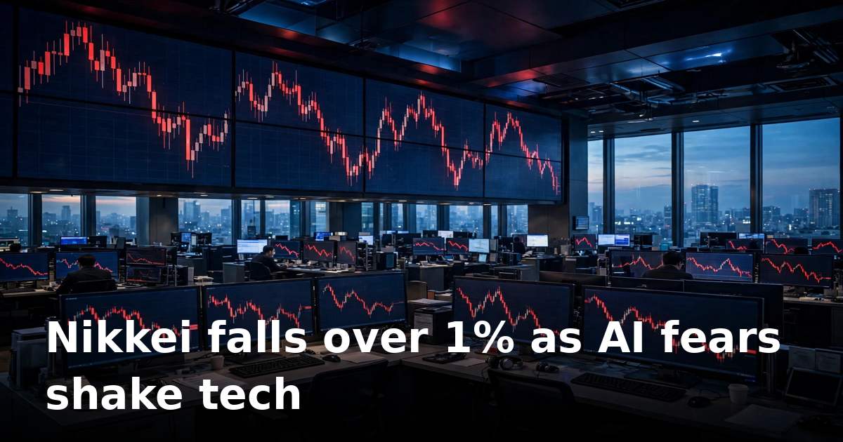 Asia stocks fall as AI spending doubts rattle tech; Nikkei drops over 1%