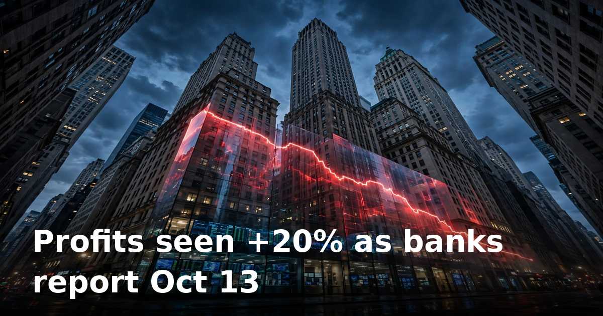 Bank earnings preview: JPMorgan, Goldman, Citi, Wells Fargo report October 13