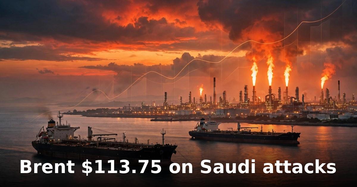 Brent crude tops $113 as Houthi attacks on Saudi Arabia escalate