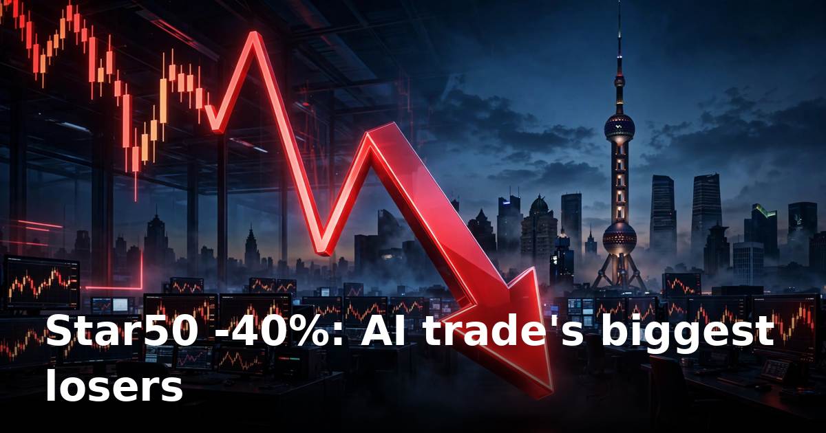 Chinese stocks slump as global AI trade stumbles: Star50 down nearly 40% in H2