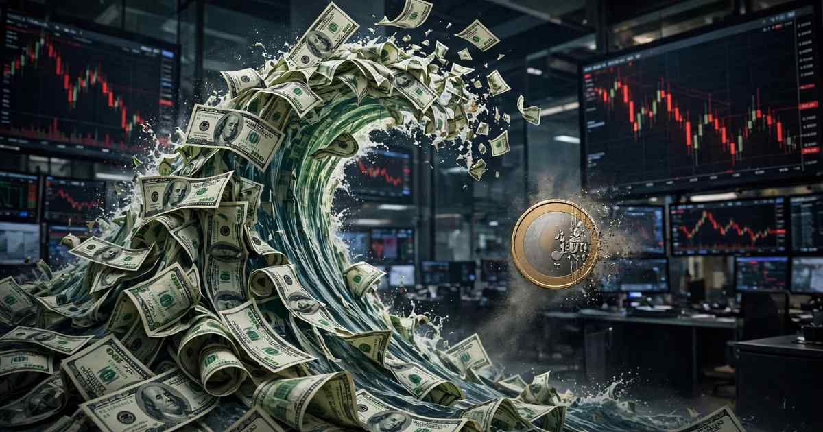 Dollar heads for a fourth consecutive winning week over euro as French bond fears bite