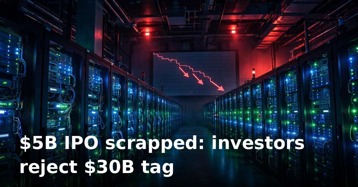 Firmus scraps $5B Australian IPO as investors reject $30B valuation