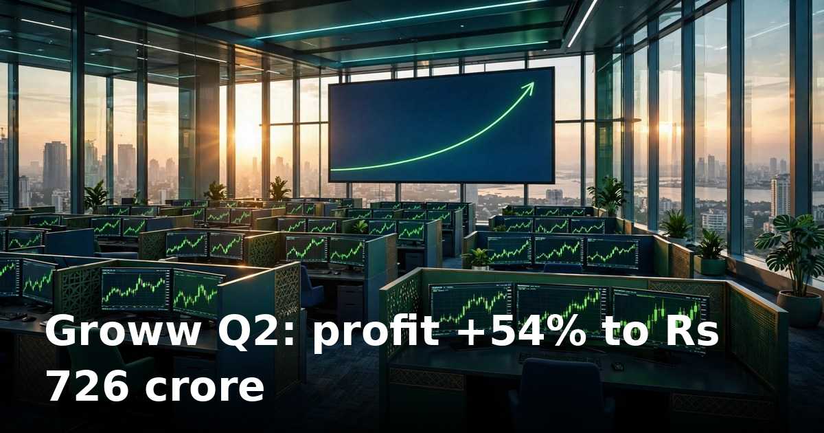 Groww Q2 results: profit up 54% to Rs 726 crore as revenue jumps 47%