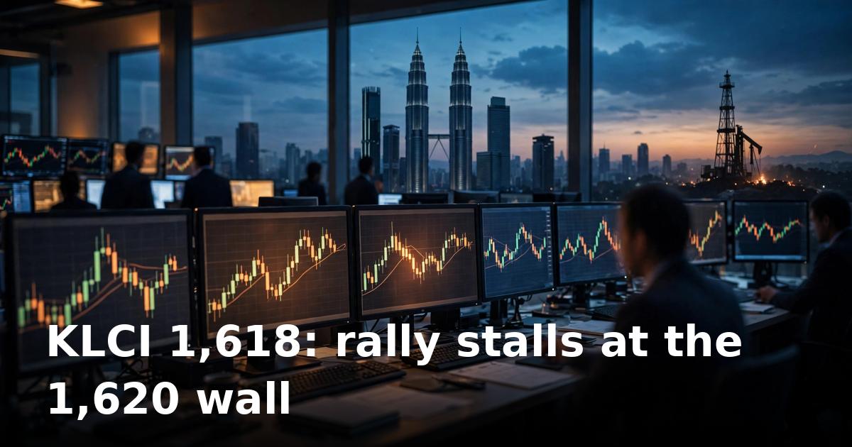 KLCI stalls below 1,620 as Saudi attacks push oil toward $94