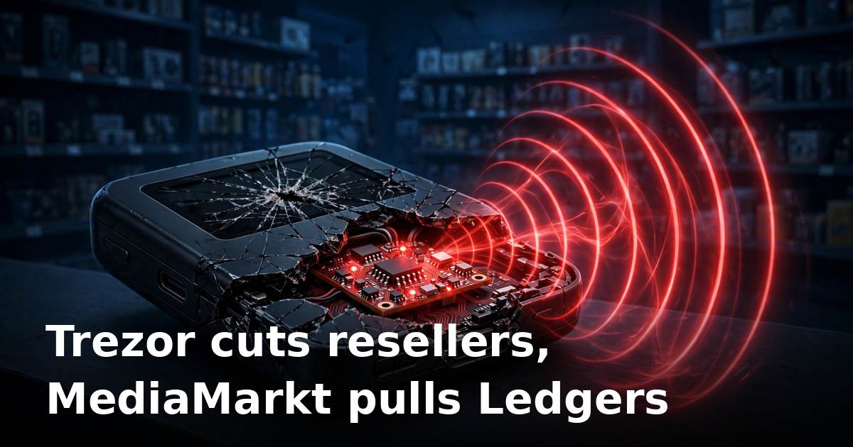 Ledger tampering fallout: Trezor slashes resellers as MediaMarkt pulls Ledgers
