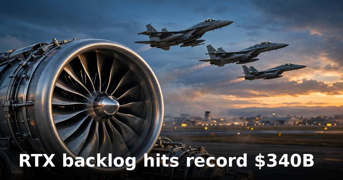RTX raises 2026 forecast on record $340B defense and aerospace backlog
