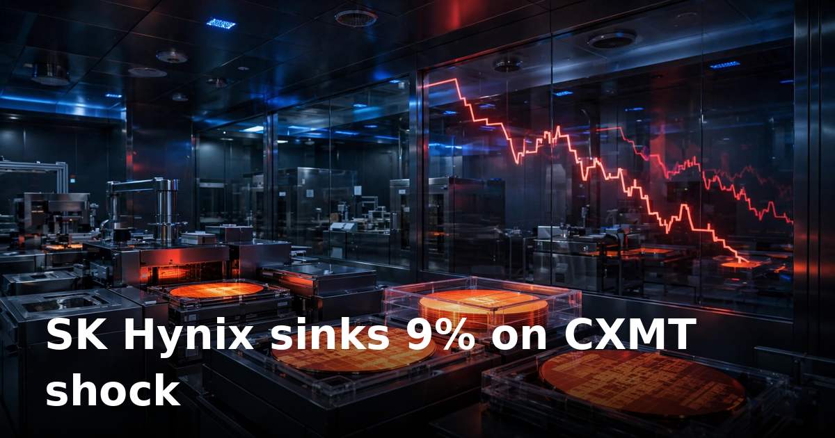 SK Hynix and Samsung sink up to 9% as China's CXMT breakthrough rattles AI trade