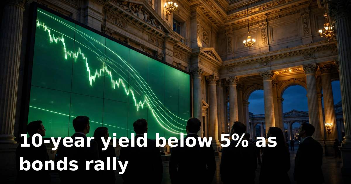 Treasury bonds rally as tech sell-off drags 10-year yield below 5%