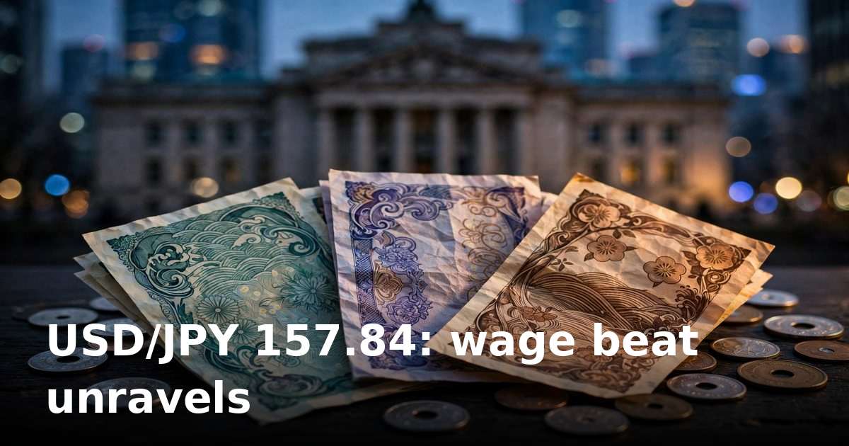 Yen slips to 158 as Japan wage beat unravels on July revision